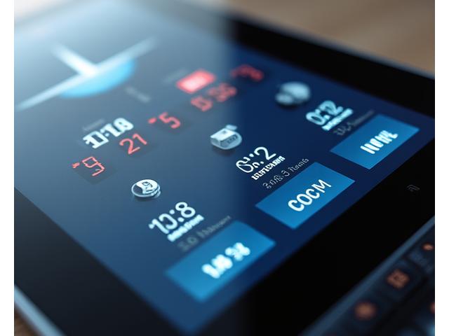 Smart Kitchen Timer Interface